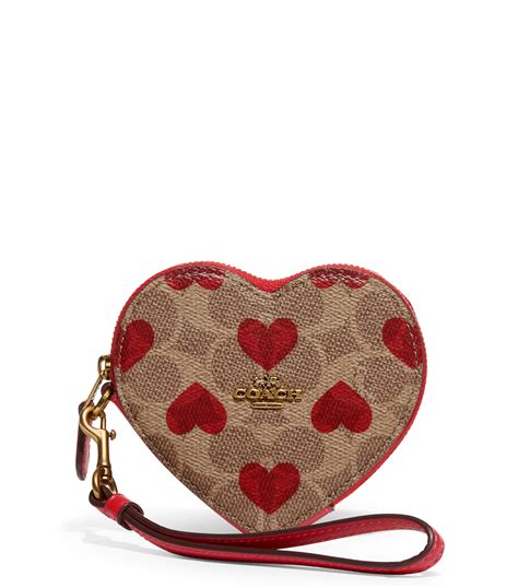 monedero coach corazon